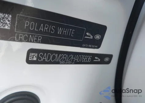 2017 Jaguar F-Pace S из США, поврежденный, VIN SADCM2BV2HA076836